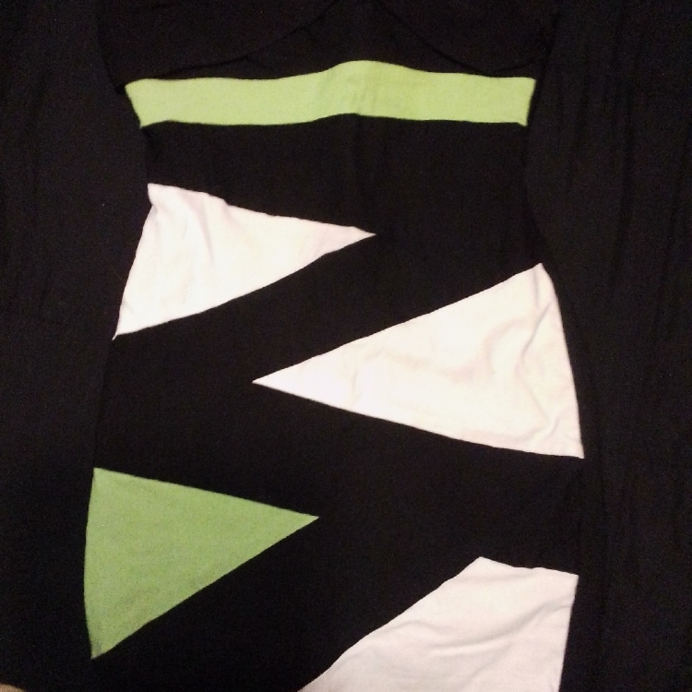 Ruby Rox EUC Black and Green Women's Dress Size 6